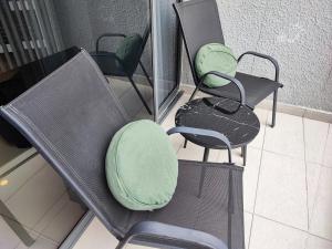 Posezení v ubytování ekocheras duplex suites balcony, drinking water, 24h check in