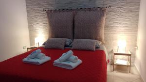 Voodi või voodid majutusasutuse O'Paisi Casa Vacanze toas