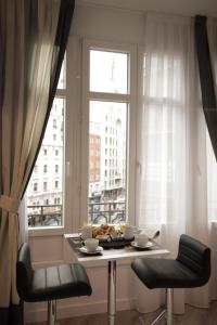 Χώρος καθιστικού στο Vitium Urban Suites