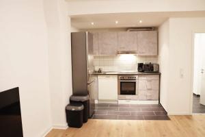 Kuchyň nebo kuchyňský kout v ubytování cozy 3-room Apartment