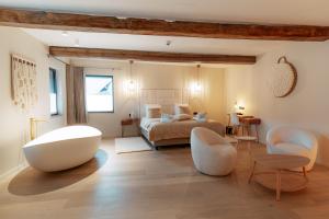 Posezení v ubytování Domaine des Thermes + 37 fotografií