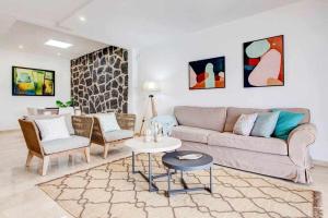 Posezení v ubytování Homu Aura Fantástica villa con piscina privada