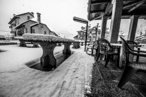 Albergo Meublè Vecchio Scarpone during the winter
