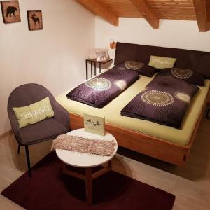 Ένα ή περισσότερα κρεβάτια σε δωμάτιο στο Ferienhaus Sepp +23 φωτογραφίες