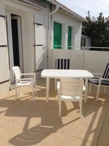 Balkón alebo terasa v ubytovaní Vacances à la Tranche sur Mer