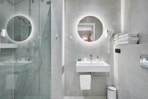 Koupelna v ubytování Hotel Halo Szczyrk