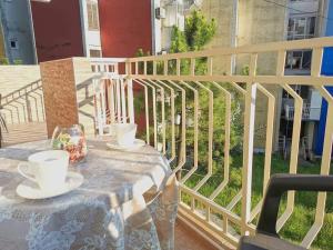 Balkón nebo terasa v ubytování Mira Apartment