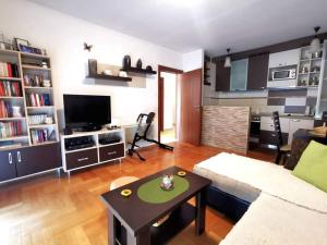 TV a/nebo společenská místnost v ubytování Mira Apartment