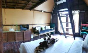Stargate Villa Pintu Bintang客房内的一张或多张床位