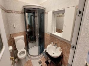 Koupelna v ubytování Rooms Argo