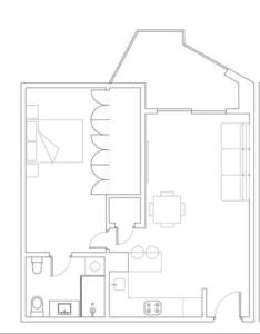 Planimetria di FiveStepsToSea - Beach Apartment Valencia