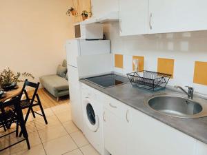 Kuchyň nebo kuchyňský kout v ubytování Apartamento Puerta del Camino 6