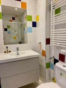 Koupelna v ubytování Apartamento Puerta del Camino 6