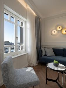 Posezení v ubytování Riviera Suites