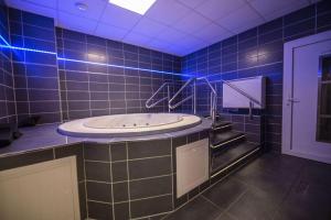 Baðherbergi á Hotel Aldo