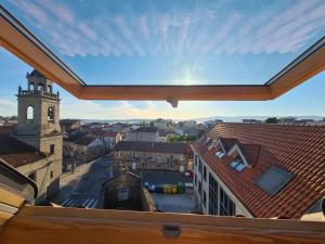 Widok na miasto Vilanova de Arousa z tego apartamentu