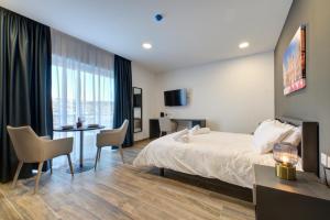 Postel nebo postele na pokoji v ubytování Seaview Stays