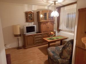 Гостиная зона в Ferienwohnung in Arzberg 1