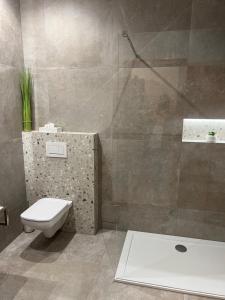 Koupelna v ubytování Hotel Bajt Maribor