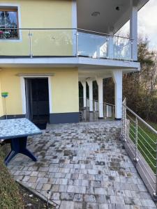 Balkón nebo terasa v ubytování Haus am Fuße des Semmerings
