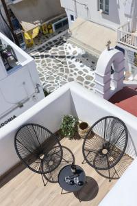 Balkón nebo terasa v ubytování Whitelist Maisonette I and II in Mykonos Town