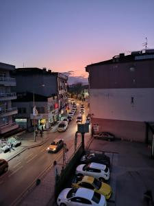 a group of cars parked on a city street at OFİSADA in Sakarya