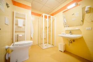 Koupelna v ubytování Hotel Foresteria