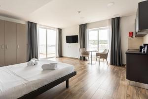 Postel nebo postele na pokoji v ubytování Seaview Stays