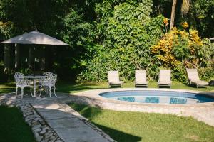 Zahrada ubytování Hotel Nututun Palenque