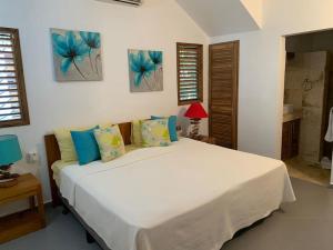 Postel nebo postele na pokoji v ubytování Villa Alegría