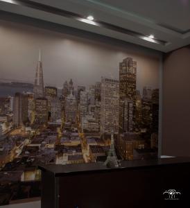 Camera con vista sulla città di HOTEL SV a Ninotsminda