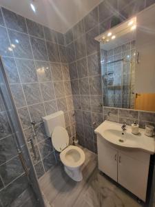 Koupelna v ubytování Apartment Stipe