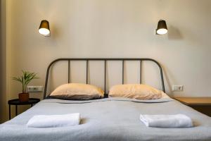 Giường trong phòng chung tại Gudauri Redco