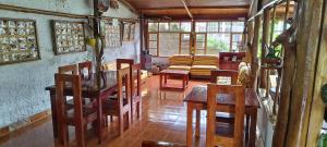 Posezení v ubytování Hostal Taita Cristobal