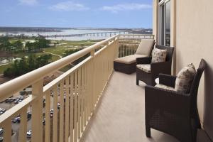 Balkón nebo terasa v ubytování Golden Nugget Lake Charles