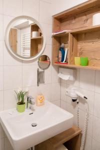 Koupelna v ubytování Haidegger Appartements