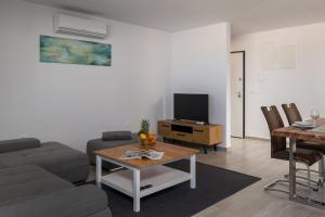 Televízia a/alebo spoločenská miestnosť v ubytovaní Apartments Cesare