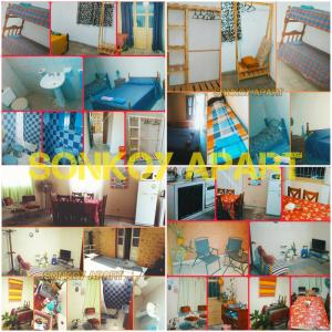 a collage of pictures of different rooms in a house at SONKOY APART in San Salvador de Jujuy