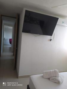 Condominio, Bello Horizonte Plaza, Santa Marta. TV 또는 엔터테인먼트 센터