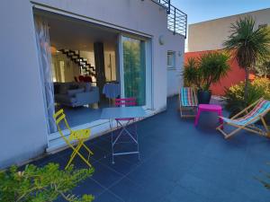 Fotografia z galérie ubytovania Villa climatisée indépendante avec jardin et WIFI, proche plage et commerces à Sète, quartier Villeroy - FR-1-472-176 v destinácii Sète