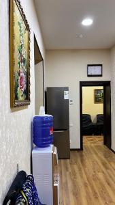 Kuchyň nebo kuchyňský kout v ubytování Hayot Hostel