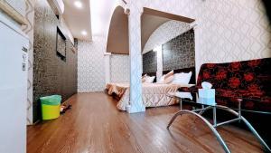 Predel za sedenje v nastanitvi Chu Han C&C B&B Homestay