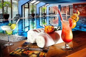 Wellness Hotel Chopok italokat is kínál