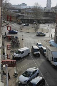 a group of cars parked in a parking lot at Annex Copenhagen in Copenhagen +48 photos