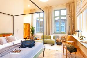Posezení v ubytování ARCHE Dwór Uphagena Gdańsk
