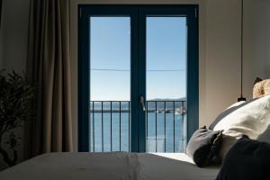 Cama o camas de una habitación en O mar de preciosa