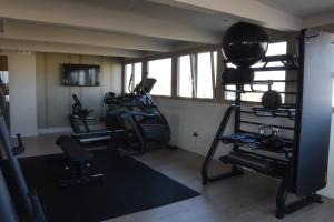 Fitness centrum a/nebo fitness zařízení v ubytování Hotel Commercio