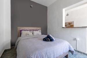 Katil atau katil-katil dalam bilik di Beautiful apartment LA