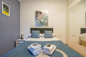 Posteľ alebo postele v izbe v ubytovaní Ybarra apartment by People Rentals