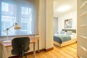 Posteľ alebo postele v izbe v ubytovaní Ybarra apartment by People Rentals